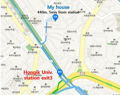 דירות סיאול Lovely House Hongdae מראה חיצוני תמונה